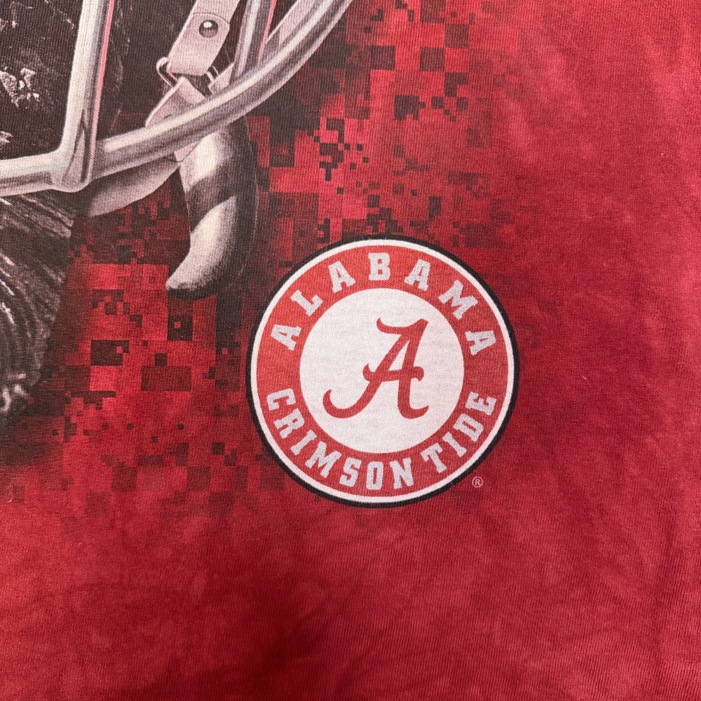 The Mountain Alabama Crimson Tide Elephant Helmet Tie Dye T-Shirt Mens Large Red - Picture 3 of 11